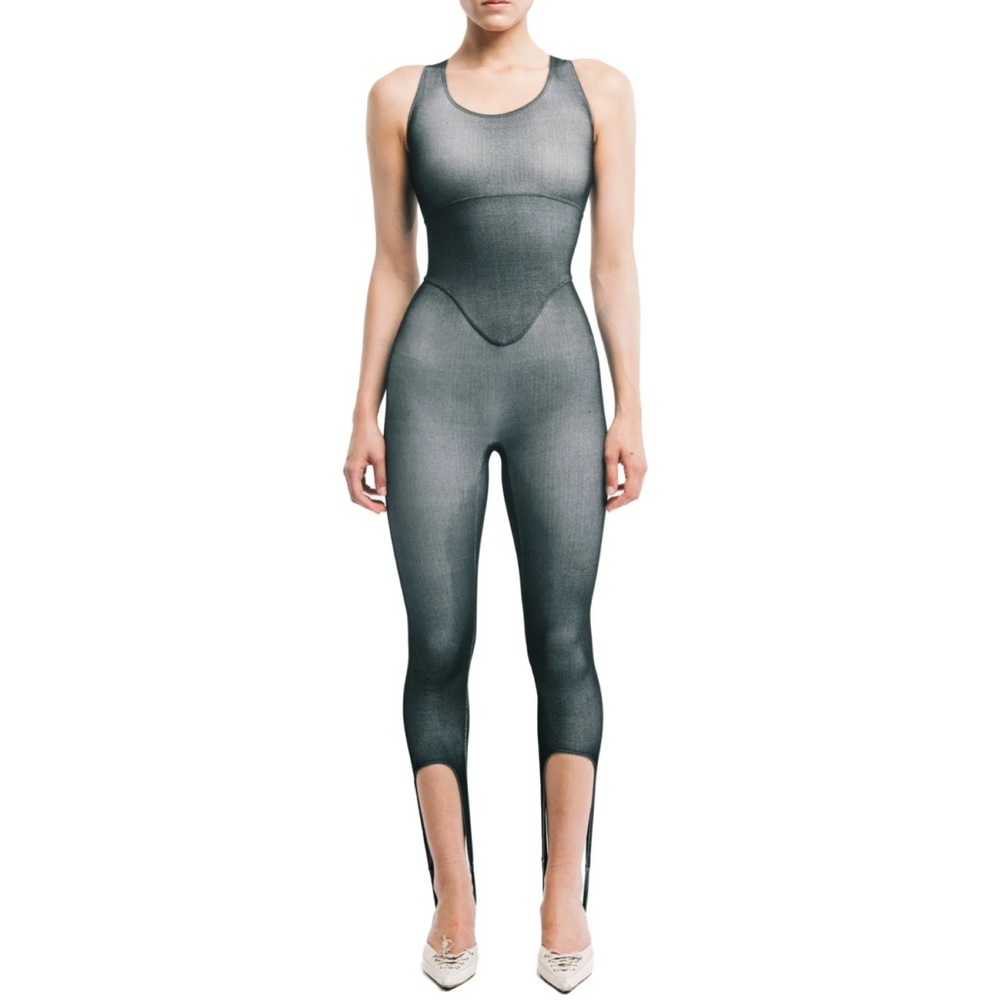 Kwame Adusei Sleek Gray Bodysuit